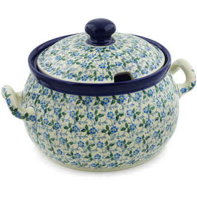 Polish Pottery Tureen 122 oz Summer Wind