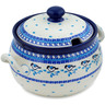 Polish Pottery Tureen 122 oz Winter Sparrow