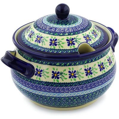 Polish Pottery Tureen 21 Cup Sweet Violet