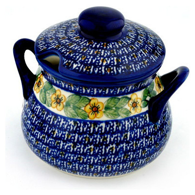 Polish Pottery Tureen 34 oz Country Acres UNIKAT