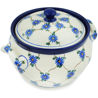 Polish Pottery Tureen 55 oz Aster Trellis