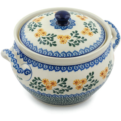 Polish Pottery Tureen 55 oz Summer Day