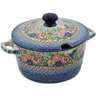 Polish Pottery Tureen 71 oz Hummingbird Meadow UNIKAT