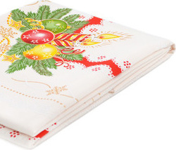 Twinkling Holiday Doiley Red