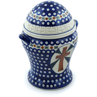 Polish Pottery Urn 11&quot; Mosquito