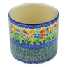Polish Pottery Utensil Jar 5&quot; Colors Of The Wind UNIKAT