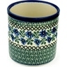 Polish Pottery Utensil Jar 6&quot; Blue Chicory