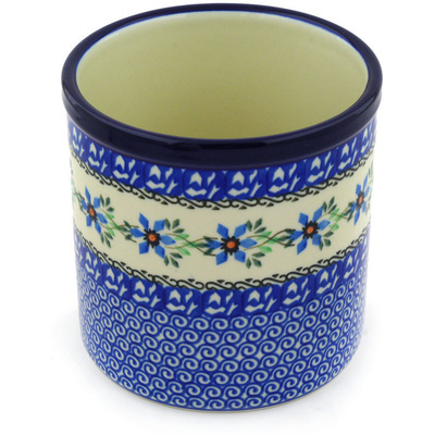 Polish Pottery Utensil Jar 6&quot; Shady Spring
