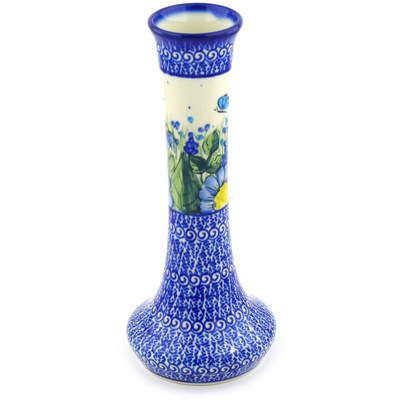 Polish Pottery Vase 10"