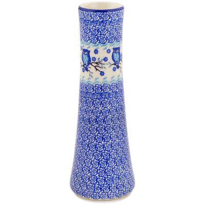 Polish Pottery Vase 10&quot; Life&#039;s A Hoot
