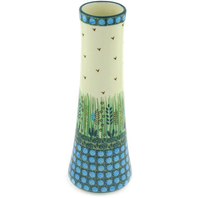 Polish Pottery Vase 10&quot; Prairie Land UNIKAT