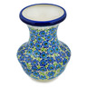 Polish Pottery Vase 10&quot; Skyward Blooms UNIKAT
