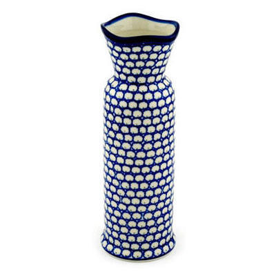 Polish Pottery Vase 10&quot; Stepping Stones