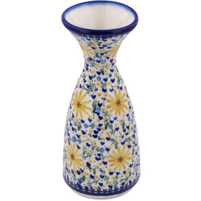 Polish Pottery Vase 10&quot; UNIKAT