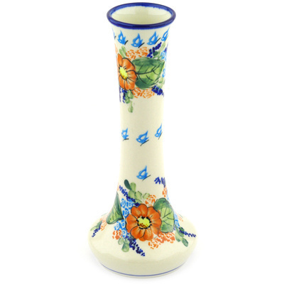 Polish Pottery Vase 10" UNIKAT