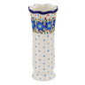 Polish Pottery Vase 11&quot; Fascinating Flora UNIKAT
