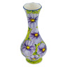 Polish Pottery Vase 11&quot; Lilac Happiness