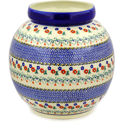 Polish Pottery Vase 11&quot; Polonia UNIKAT