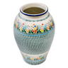 Polish Pottery Vase 12&quot; Colors Of The Wind UNIKAT