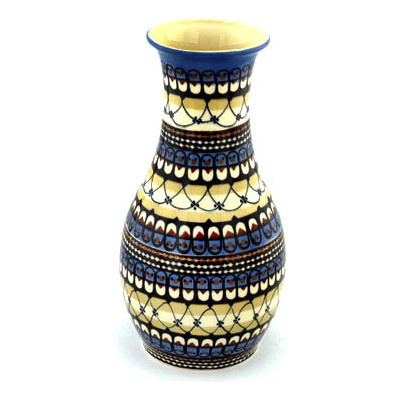 Polish Pottery Vase 12&quot;
