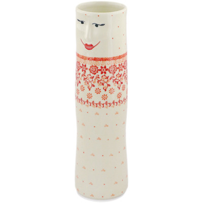 Polish Pottery Vase 12"