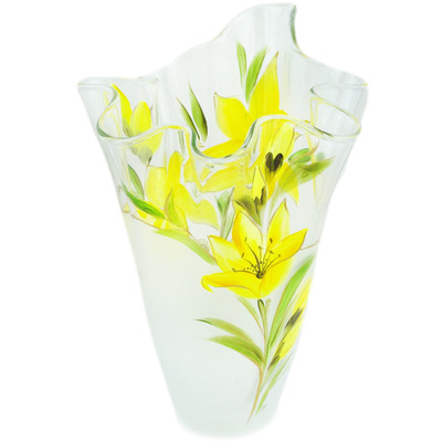 Glass Vase 12&quot; Lily&#039;s Kiss