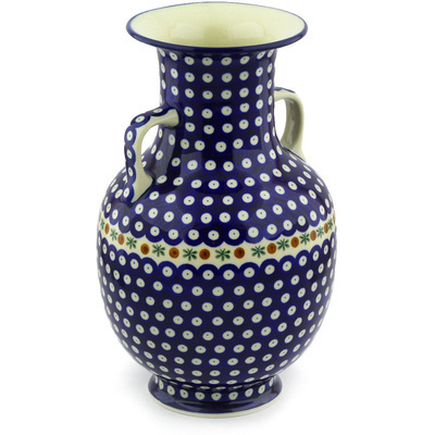Polish Pottery Vase 12&quot; Mosquito