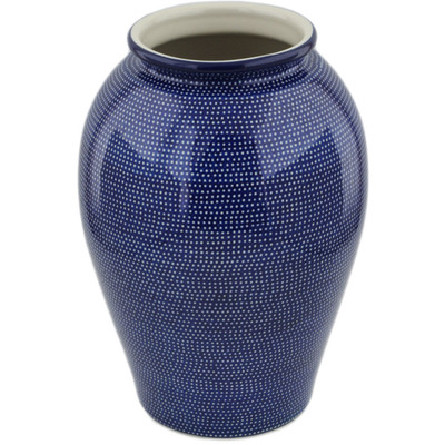 Polish Pottery Vase 12&quot; Starry Night UNIKAT