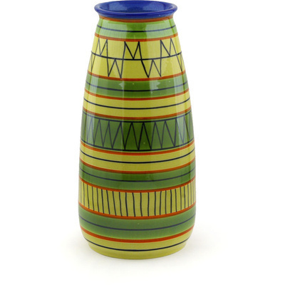 Polish Pottery Vase 13"