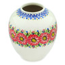 Polish Pottery Vase 13&quot; In A Round