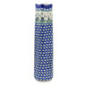Polish Pottery Vase 13&quot; Weeping Tulips UNIKAT