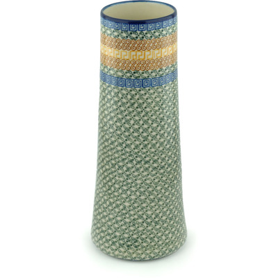 Polish Pottery Vase 14&quot; Grecian Sea