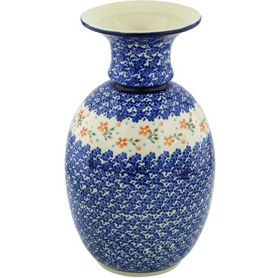 Polish Pottery Vase 14&quot;