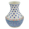 Polish Pottery Vase 14&quot; Ring Around The Reindeer