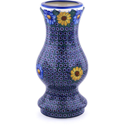 Polish Pottery Vase 15&quot; UNIKAT