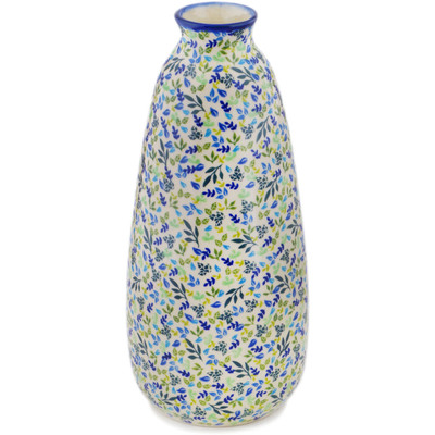Polish Pottery Vase 16&quot;