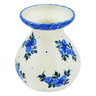 Polish Pottery Vase 4&quot; Blue Berry Special UNIKAT