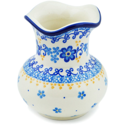 Polish Pottery Vase 4&quot; Blue Daydreaming