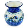 Polish Pottery Vase 4&quot; Blue Joy