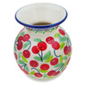 Polish Pottery Vase 4&quot; Cherry Sweet