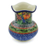 Polish Pottery Vase 4" Copper Rose Meadow UNIKAT