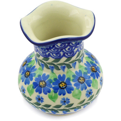 Polish Pottery Vase 4&quot; Daisy Full Of Love