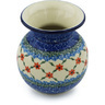 Polish Pottery Vase 4&quot; Daisy Lace