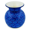 Polish Pottery Vase 4&quot; Deep Into The Blue Sea