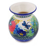 Polish Pottery Vase 4&quot; Dragonfly Delight UNIKAT
