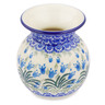 Polish Pottery Vase 4&quot; Feathery Bluebells