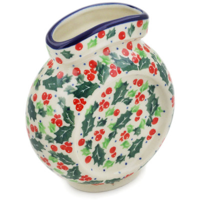 Polish Pottery Vase 4&quot; Festive Berries UNIKAT