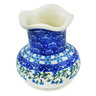 Polish Pottery Vase 4&quot; Floral Summer Wreath