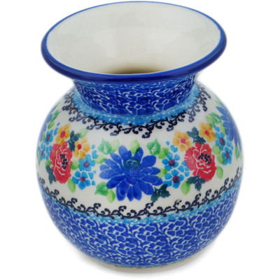 Polish Pottery Vase 4" Floweret