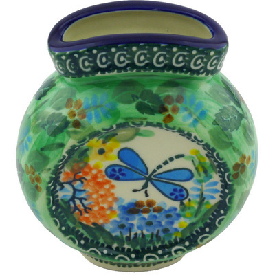 Polish Pottery Vase 4&quot; Garden Delight UNIKAT